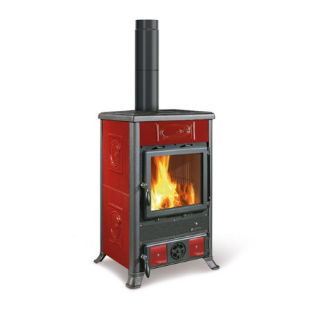 Wood Stove Rossella R1 Bll Bordeaux 8,8 Kw La nordica Extraflame