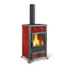 Wood Stove Rossella R1 Bll Bordeaux 8,8 Kw La nordica Extraflame