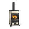 Stufa a Legna Rossella R1 5.0 Panna 9 Kw La nordica Extraflame