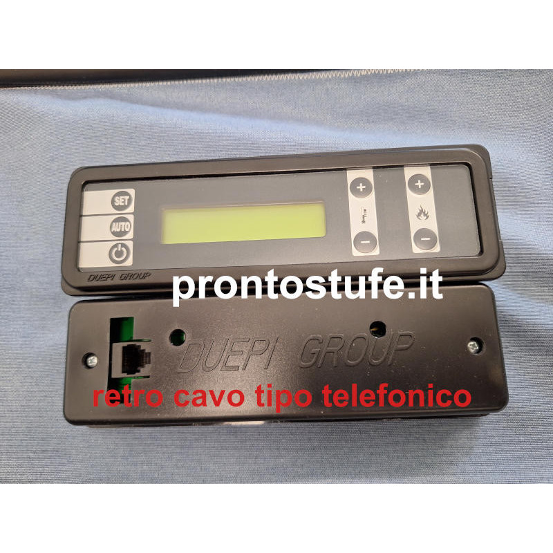 Display Scheda Duepi a 7 Tasti , cavo tipo telefonico Ambiente e calore
