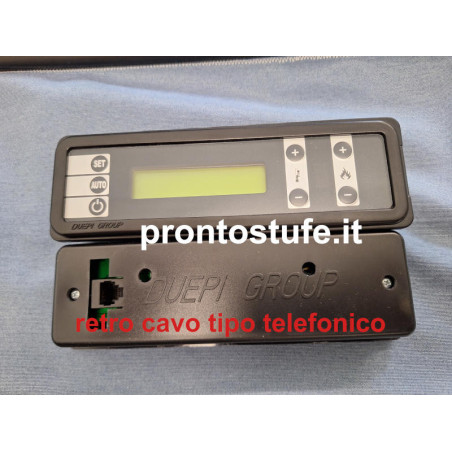 Display Scheda Duepi a 7 Tasti , cavo tipo telefonico Ambiente e calore