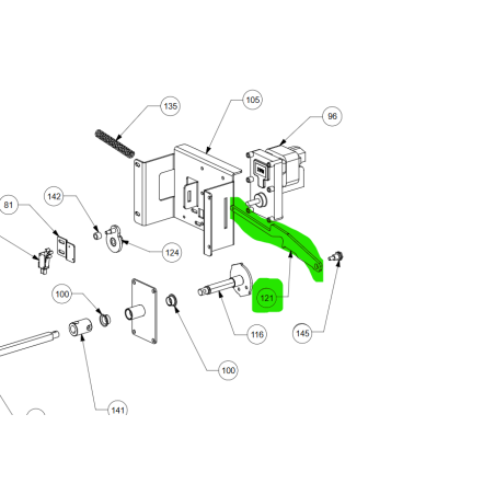 Asta di trasmissione TP30 La Nordica Extraflame