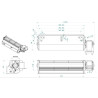 270 x 40 mm tangential fan length, d60 mm roller, 30 mm right motor