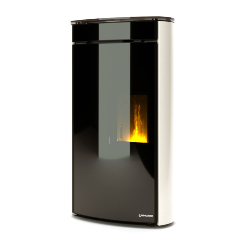 Fagiolo Plus Style colore sabbia stufa a Pellet fino a 10 Kw Ungaro