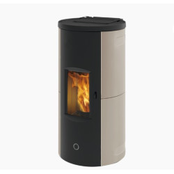 Like 80 pellet stove 7.6 kw in steel Tortora EK63