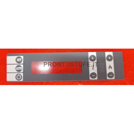 Decalcomania adesivo per display duepi Ambiente calore ed altri 154*37 mm circa