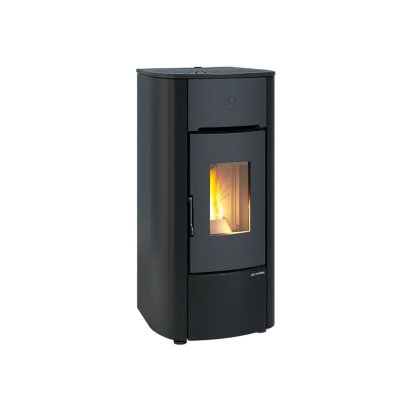 Mariella Plus Black pellet stove 7.5 Kw La Nordica Extraflame