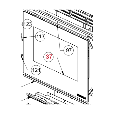 vetro comfort p 70 Extraflame