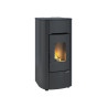 Angelica nera stufa a pellet ermetica 8 Kw La Nordica Extraflame
