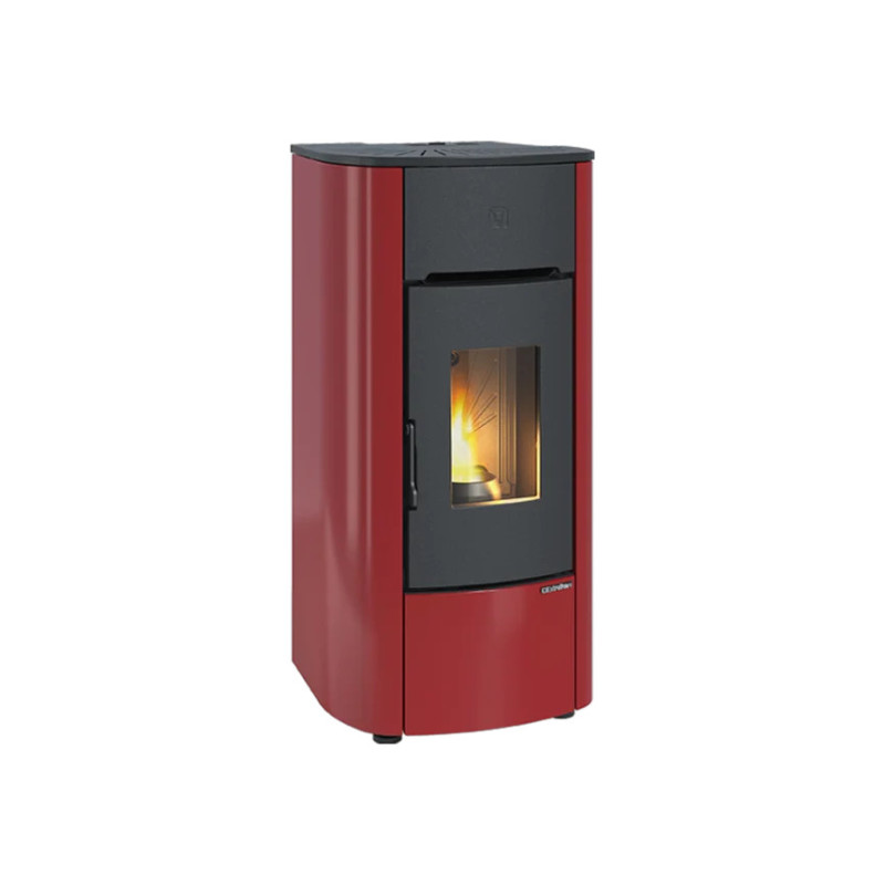 Angelica Plus stufa a pellet ermetica bordeuax La Nordica Extraflame