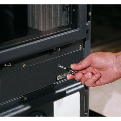 Stufa a Legna Rossella R1 5.0 Bianca 9 Kw La nordica Extraflame