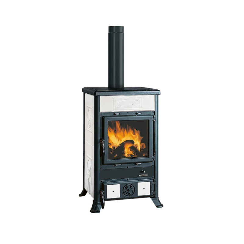 Wood Stove Rossella R1 Bll white 8,8 Kw La nordica Extraflame