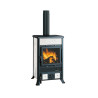 Stufa a Legna Rossella R1 5.0 Bianca 9 Kw La nordica Extraflame