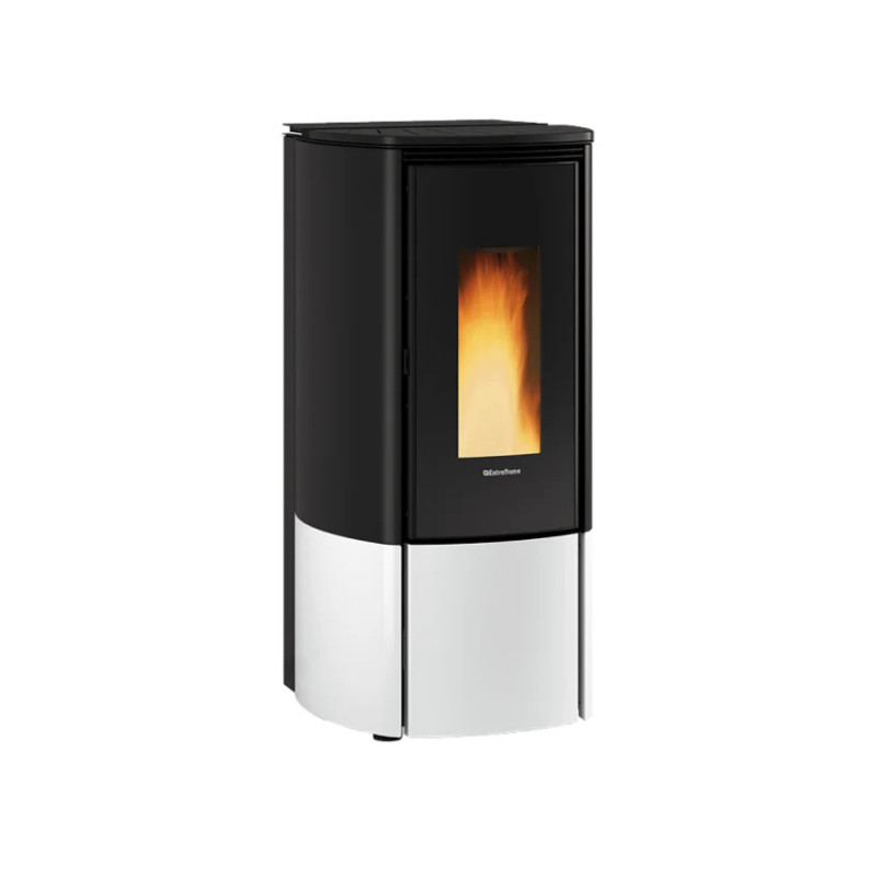 Katia 11 5.0 Bianca stufa a pellet la Nordica Extraflame