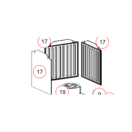 ghisa focolare dafne edilkamin