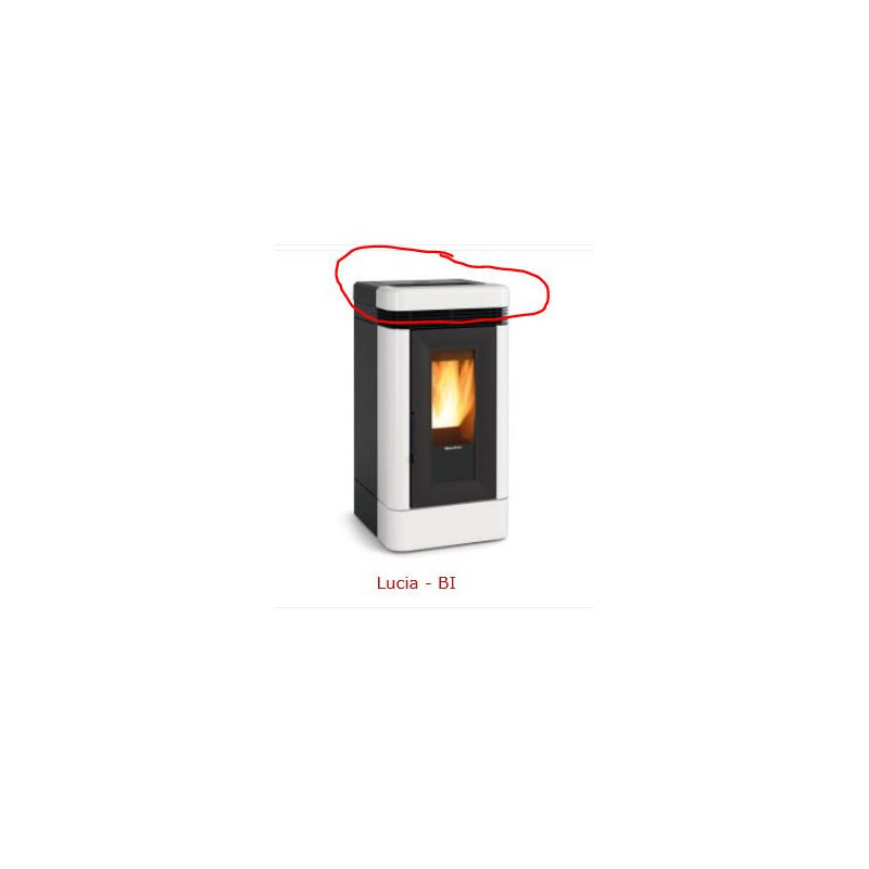 Top ceramica Lucia Extraflame colore bianco