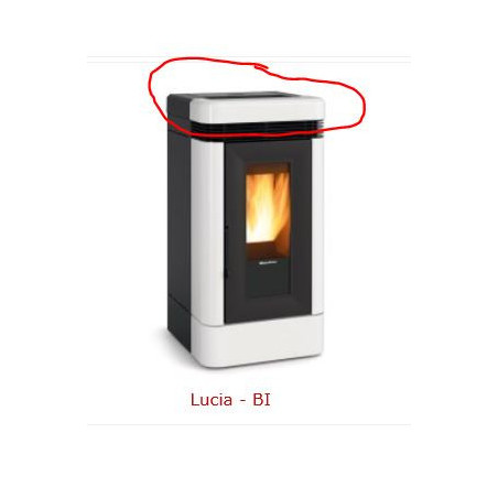 Top ceramica Lucia Extraflame colore bianco