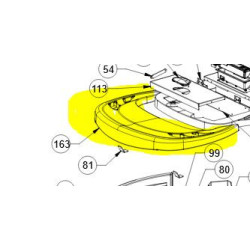 copy of Emma top higher in majolica bordeaux la Nordica Extraflame