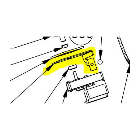 Gear Motor Block Flange Extraflame Elisir Idro 002279929