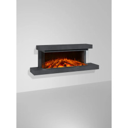 Lumen 1200  con cornice Antracite caminetto a led La Nordica Extraflame offerta esposizione