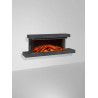 Lumen 1200  con cornice Antracite caminetto a led La Nordica Extraflame offerta esposizione