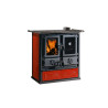 Cucina a Legna Rosetta BII ceramica Liberty Bordeaux 7,2 kw La Nordica Extraflame