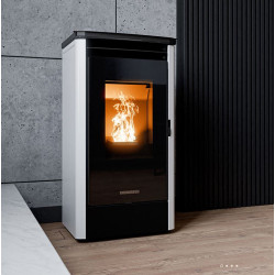 Offerta stufa URBAN Thermosso colore nero 6.6 Kw resi