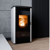 Offerta stufa URBAN Thermosso colore nero 6.6 Kw resi