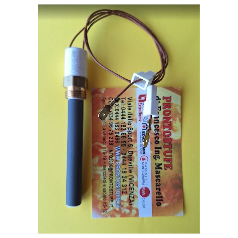 Candeletta ceramica 002271153 per inserto l80 Idro,Amika, Diadema, Liliana, Melinda idro 2.0, Hp15 Hp22 Hp30 Pk15 Pk20 pk30 Pr30