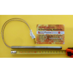 L 180 mm 320 W 230V D 10 mm faston maschio HT 82316