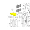 Top maiolica bordeaux per stufa Stefany e Svezia Nordica