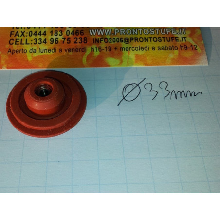 Gommino ventilatori tangenziali EMMEVI FERGAS TGA e TGO con ventole da 80mm diametro esterno 33 mm