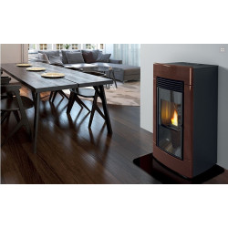 Silvia Stufa Pellet Maiolica Eva Calor 11KW