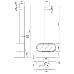 Rcr Graffiti  100 con guscio o box Rocal inserto a legna