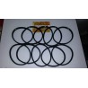 10 Pieces Kit 100x12mm Black Silicone Gasket d100 for black tube