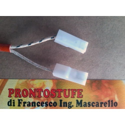 Candeletta accensione stufa pellet D12.5 x lung.162 mm con flangia