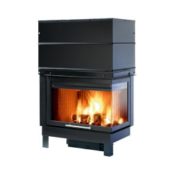 Caminetto Legna Naturale Modello Light 01 9 KW Caminetti Montegrappa Monobloque