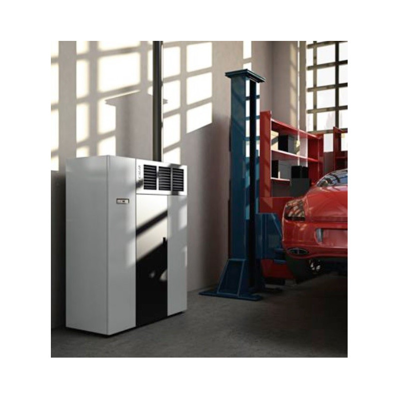 Duna Caldaia Aria Pellet Eva Calor 18,5 kW resi stufa per magazzino