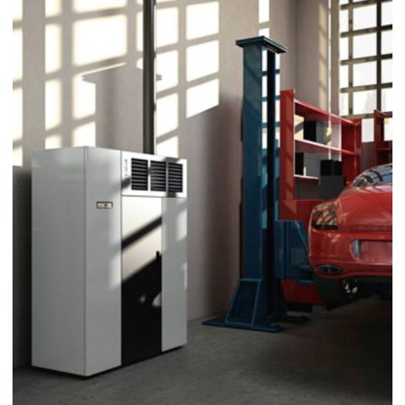 Duna Caldaia Aria Pellet Eva Calor 18,5 kW resi stufa per magazzino