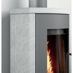 Ginevra Stufa Legna Pietra Eva Calor 8 kW