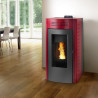 Termostufa Pellet Idro Naturale Modello Isola AQ 15 kW Caminetti Montegrappa 