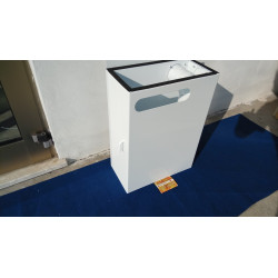 Abbatitore Fuliggine Posteriore Destro Diametro 80 Per Stufe a Pellet, Filtro Fumo