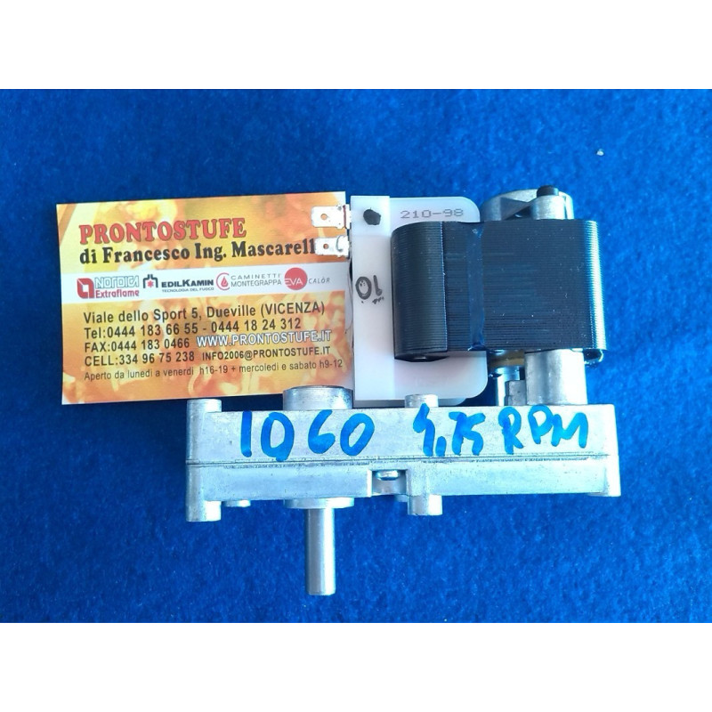 4.75 RPM D9.5 gear motor merkle korff original Extraflame