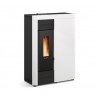 Virna Idro pellet thermo stove White 14,5 kw la Nordica Extraflame