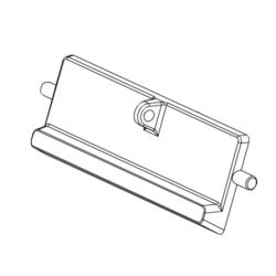 Registro fumi per inserto a legna 60  70 e 70 H49 ventilato La Nordica