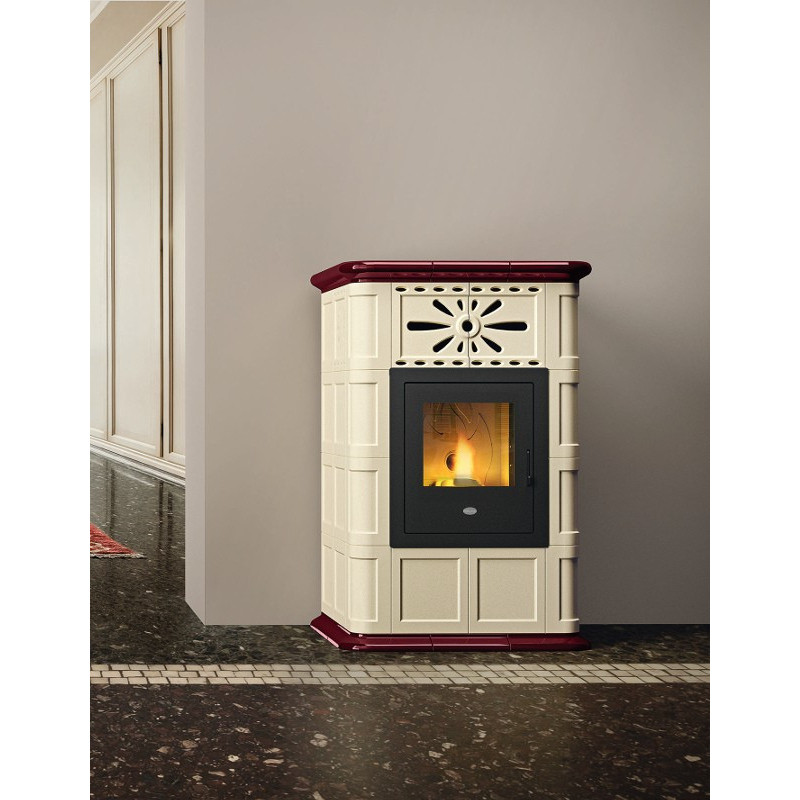 Silvia Stufa Pellet Maiolica Eva Calor 11KW