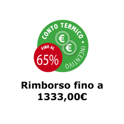 Silence stufa a pellet in acciaio verniciato eva calor 9 kw