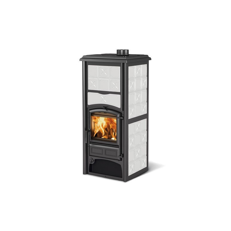 Wood Thermostove Loriet S DSA White 18 kw La Nordica Extraflame