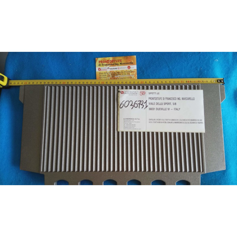 Back cast iron for Nordic insert 70