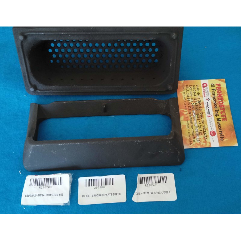 Cast iron brazier complete soleil edilkamin